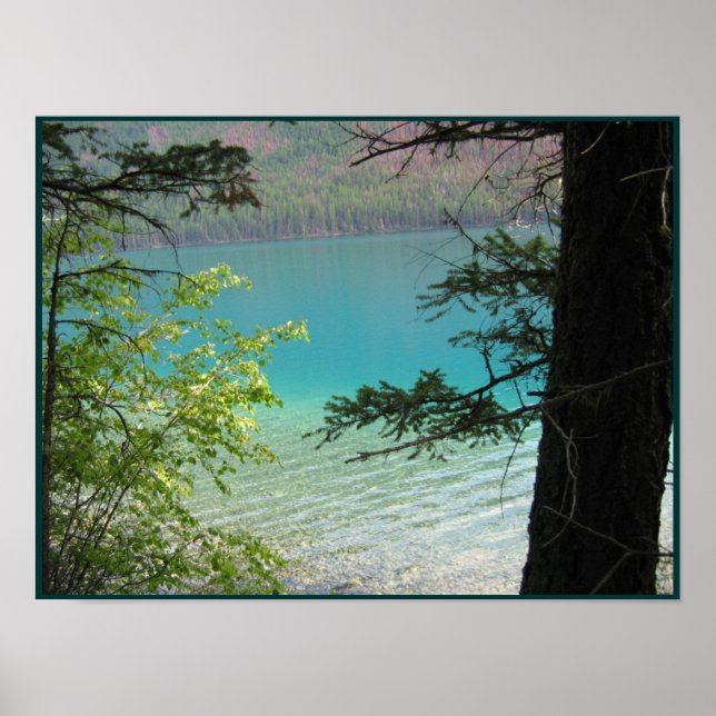 Póster Lago Kintla (Frente)