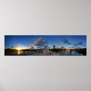 Póster Lago Ladybird Sunset em Austin, Texas