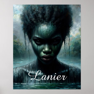 Poster Lago Lanier African Water Spirit