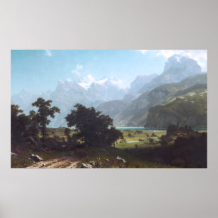 Poster Lago Lucerne por Albert Bierstadt