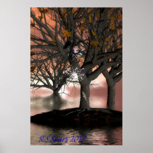 Póster lago marinho