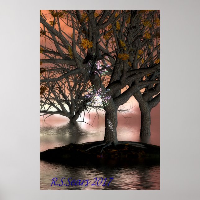 Póster lago marinho (Frente)