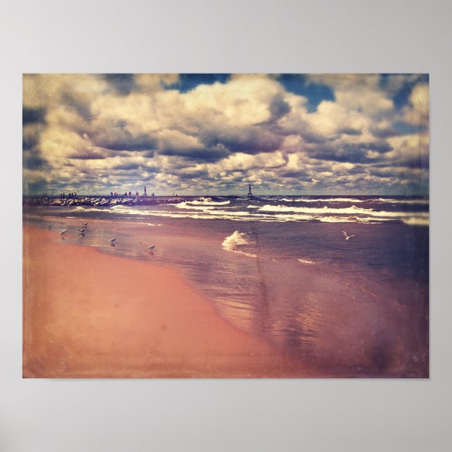 Poster Lago Michigan (Frente)