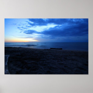 Poster Lago Michigan Sunset, Parque Estadual Van Buren, M