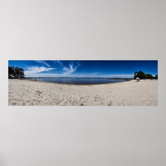 Poster Lago Minneola, Clermont, Flórida (Frente)