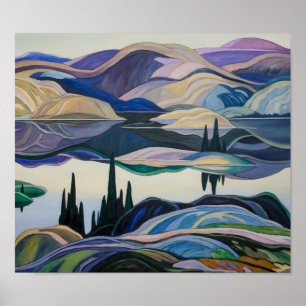 Poster Lago Mirror Franklin Carmichael