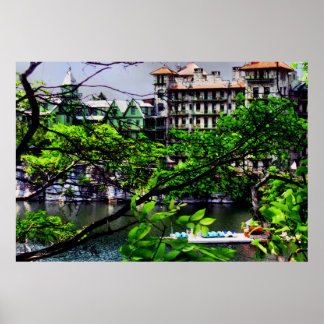 Póster Lago Mohonk de Pachek e Casa do Monte