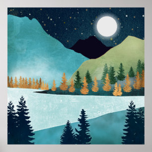 Poster Lago Moonrise