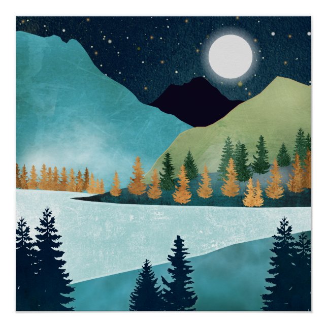 Póster Lago Moonrise (Frente)