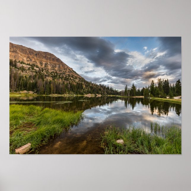 Póster Lago Moosehorn em Utah (Frente)