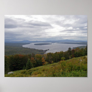 Póster Lago Mooselookmeguntic, Maine
