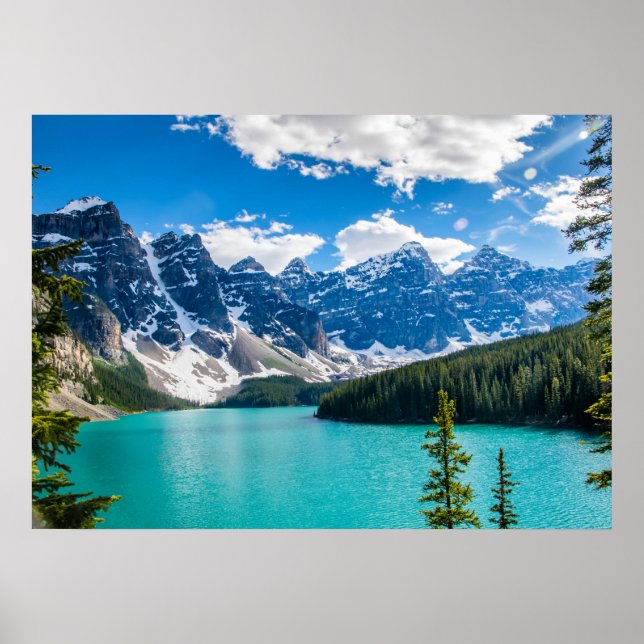 Poster Lago Moraine, Banff National Park (Frente)