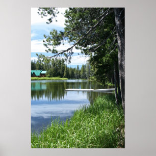 Poster Lago mountain, doca