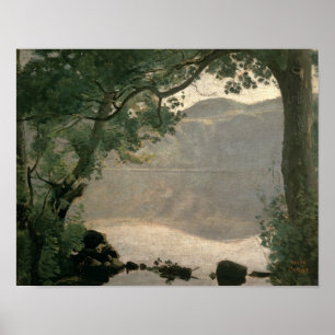 Poster Lago Nemi, 1843