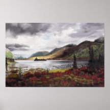 Lago norte no outono: 17X11