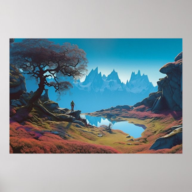 Poster Lago nos planaltos (Frente)