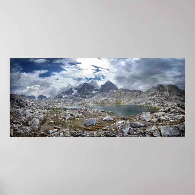 Póster Lago Nydiver em Mt Ritter - Serra (Frente)