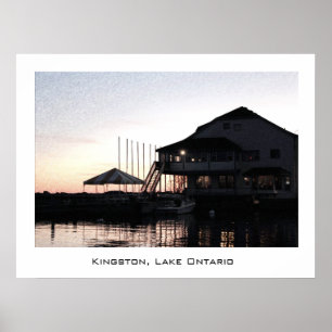 Poster Lago Ontário, Kingston. Fotografia paisagística.
