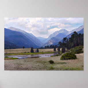 Poster Lago Ovino, Parque Nacional da Montanha Rocky, Col