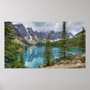 Póster Lago Pano moraine