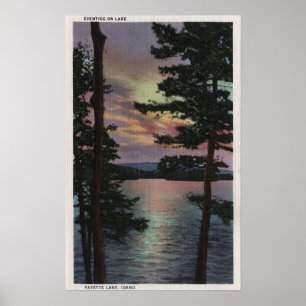 Póster Lago Payette, identificação - Evintide na cena d