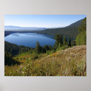 Poster Lago Phelps III no Parque Nacional Grand Teton