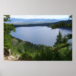 Póster Lago Phelps no Parque Nacional Grand Teton
