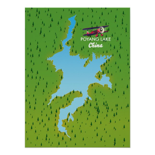 Póster Lago Poyang (Frente)