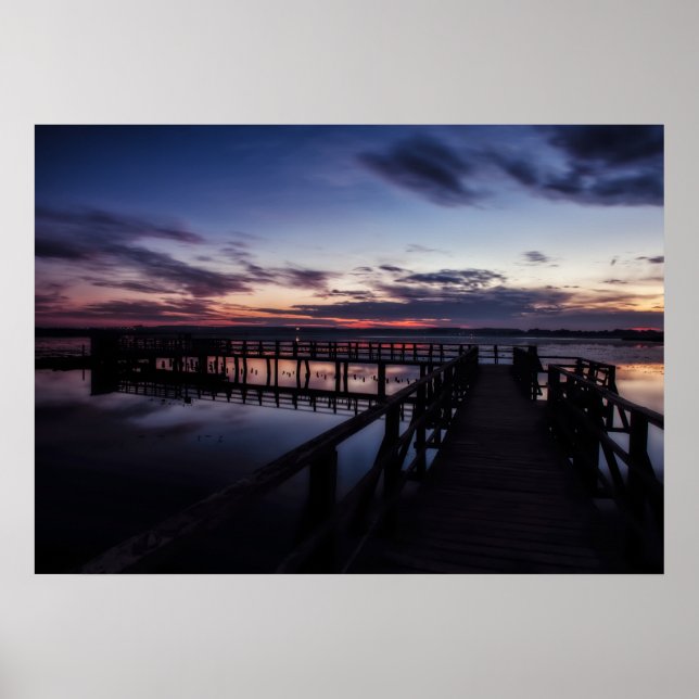 Póster lago primavera (Frente)