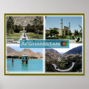 Poster Lago Qargha - Jardim Babur