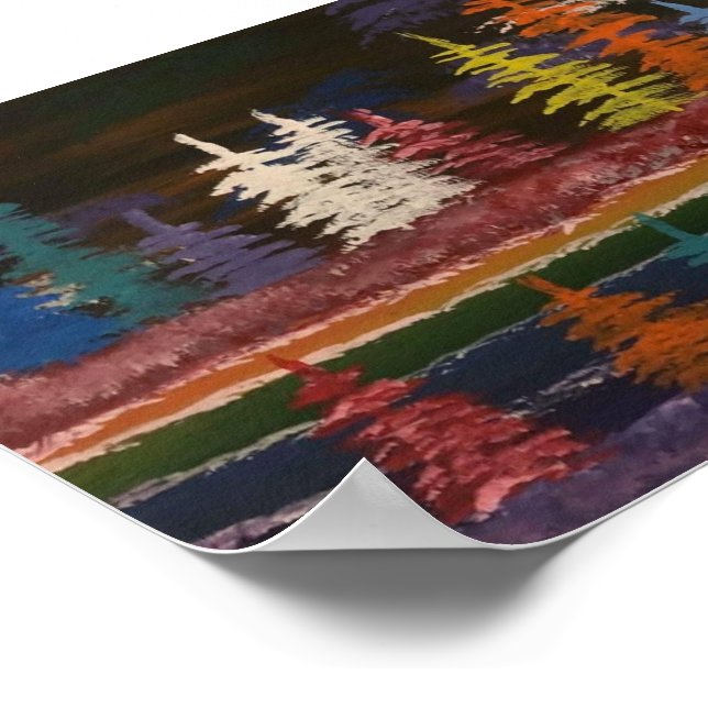 Poster Lago Rainbow (Borda)