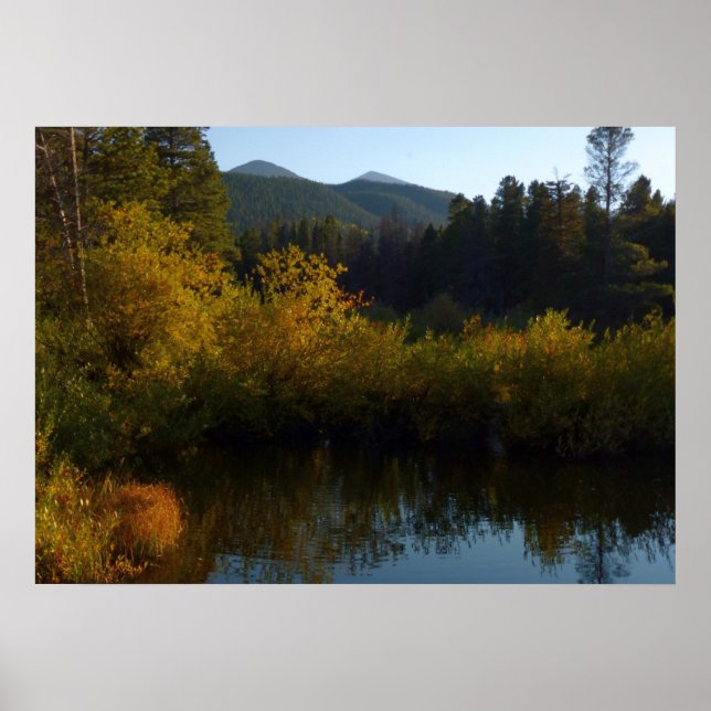 Poster Lago Sprague no Outono (Frente)