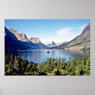 Póster Lago st. Mary - parque nacional de geleira