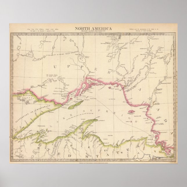 Póster Lago Superior (Frente)