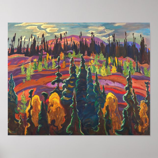 Poster Lago Superior | A. Y. Jackson | (Frente)