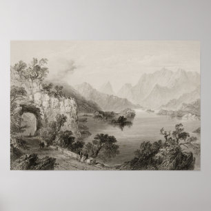 Póster Lago superior em Killarney, condado Killarney,