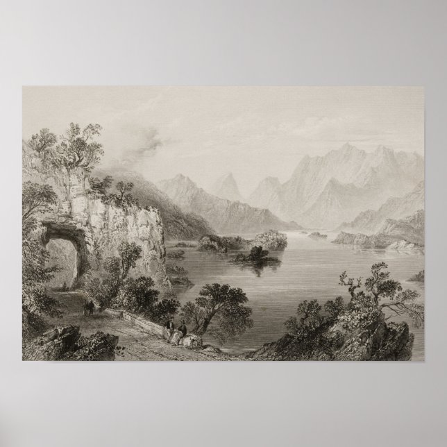 Póster Lago Superior em Killarney, County Killarney, (Frente)