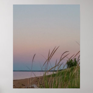Póster Lago Superior no Sunset