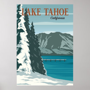 Poster Lago Tahoe