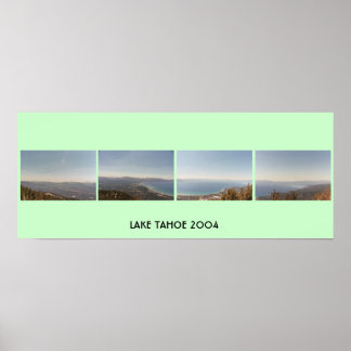 Poster Lago Tahoe