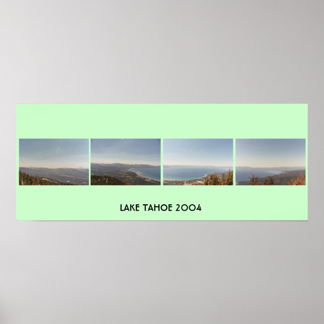 Poster Lago Tahoe (Frente)