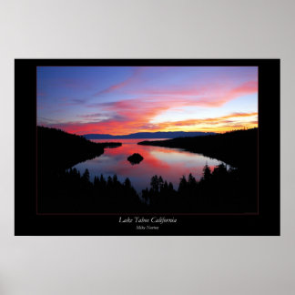 Póster Lago Tahoe
