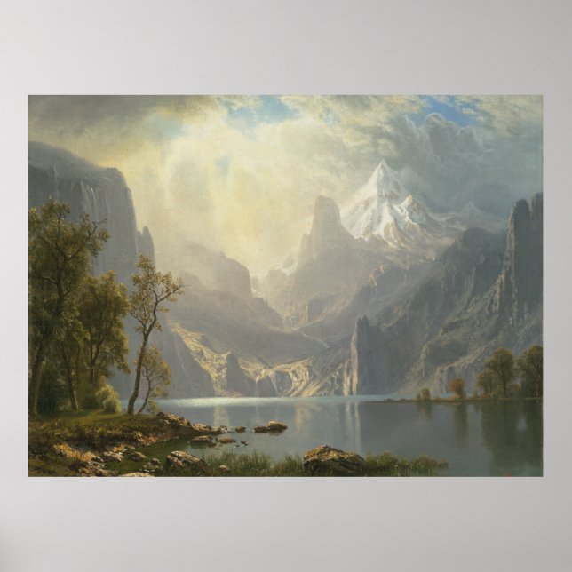 Poster Lago Tahoe nas serras (Frente)