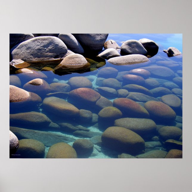 Póster Lago Tahoe Winter - Água estática 2 (Frente)