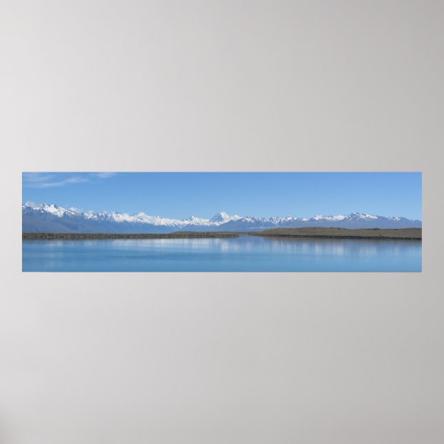 Poster Lago Tekapo, Nova Zelândia (Frente)