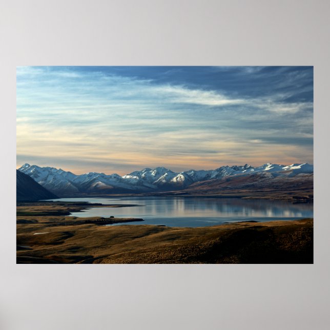 Poster Lago Tekapo, Nova Zelândia (Frente)