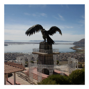 Póster Lago Titicaca Puno Peru