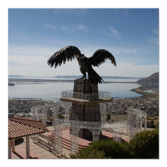 Póster Lago Titicaca Puno Peru (Frente)