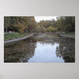 Poster Lago Tranquilo de Outono – Edição Escandinava