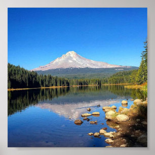 Poster Lago Trillium, OR